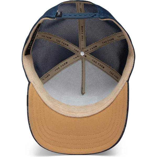 Goorin Bros. The Bandit Coyote Trucker Cap - Grey/Navy