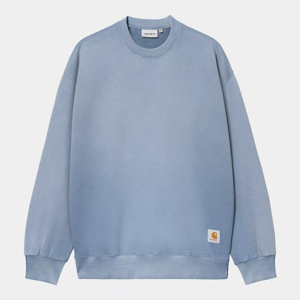 Carhartt Hudson Sweat - Sorrent (Chalk Wash)