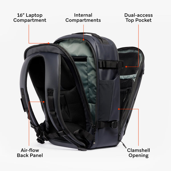 Stubble & Co. Hybrid Backpack 30l - Midnight Blue