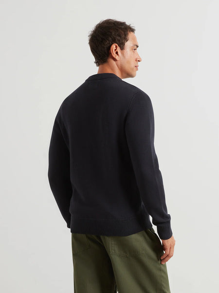 Farah Shepard Crew Sweater - True Navy