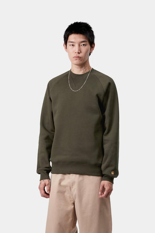 Carhartt WIP Chase Sweat - Olive