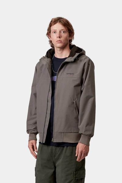 Carhartt WIP Hooded Sail Jacket - Porphyr/Black