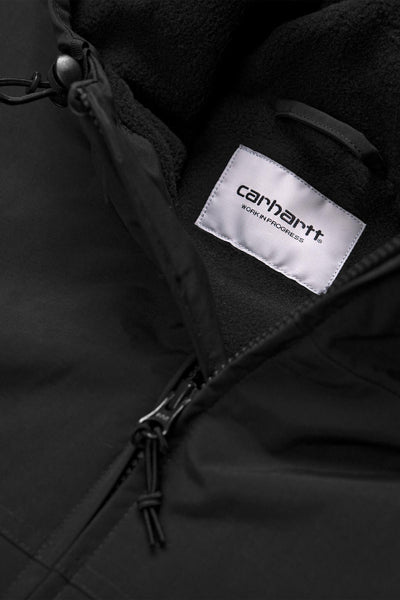 Carhartt WIP Hooded Sail Jacket - Black/White