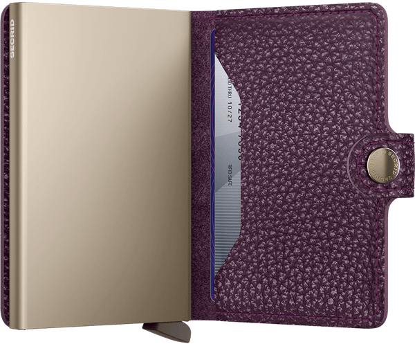 Secrid Mini Wallet - Pebble - Grape