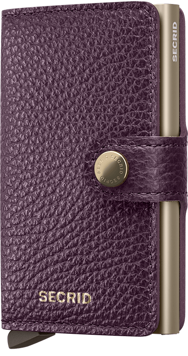 Secrid Mini Wallet - Pebble - Grape