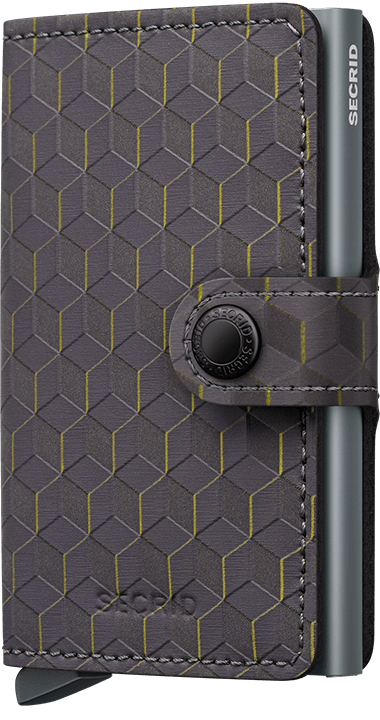 Secrid Mini Wallet Optical - Grey/Yellow