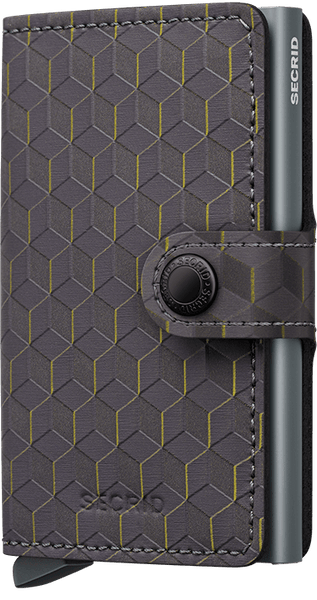 Secrid Mini Wallet Optical - Grey/Yellow