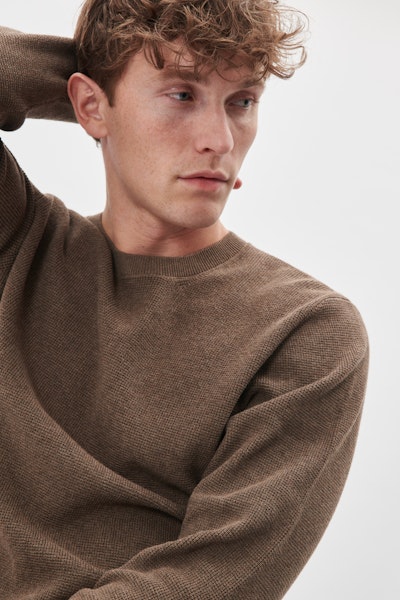 Matinique Malagoon Crew Knit - Morel Melange