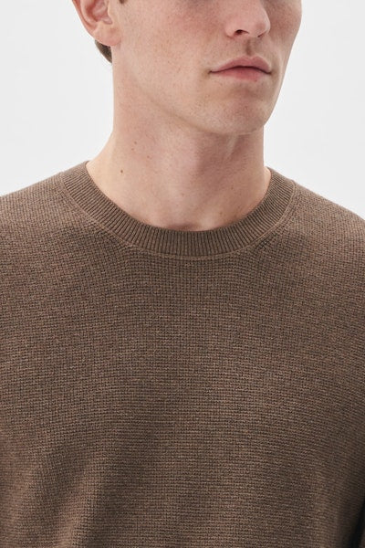 Matinique Malagoon Crew Knit - Morel Melange