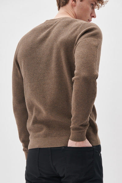 Matinique Malagoon Crew Knit - Morel Melange