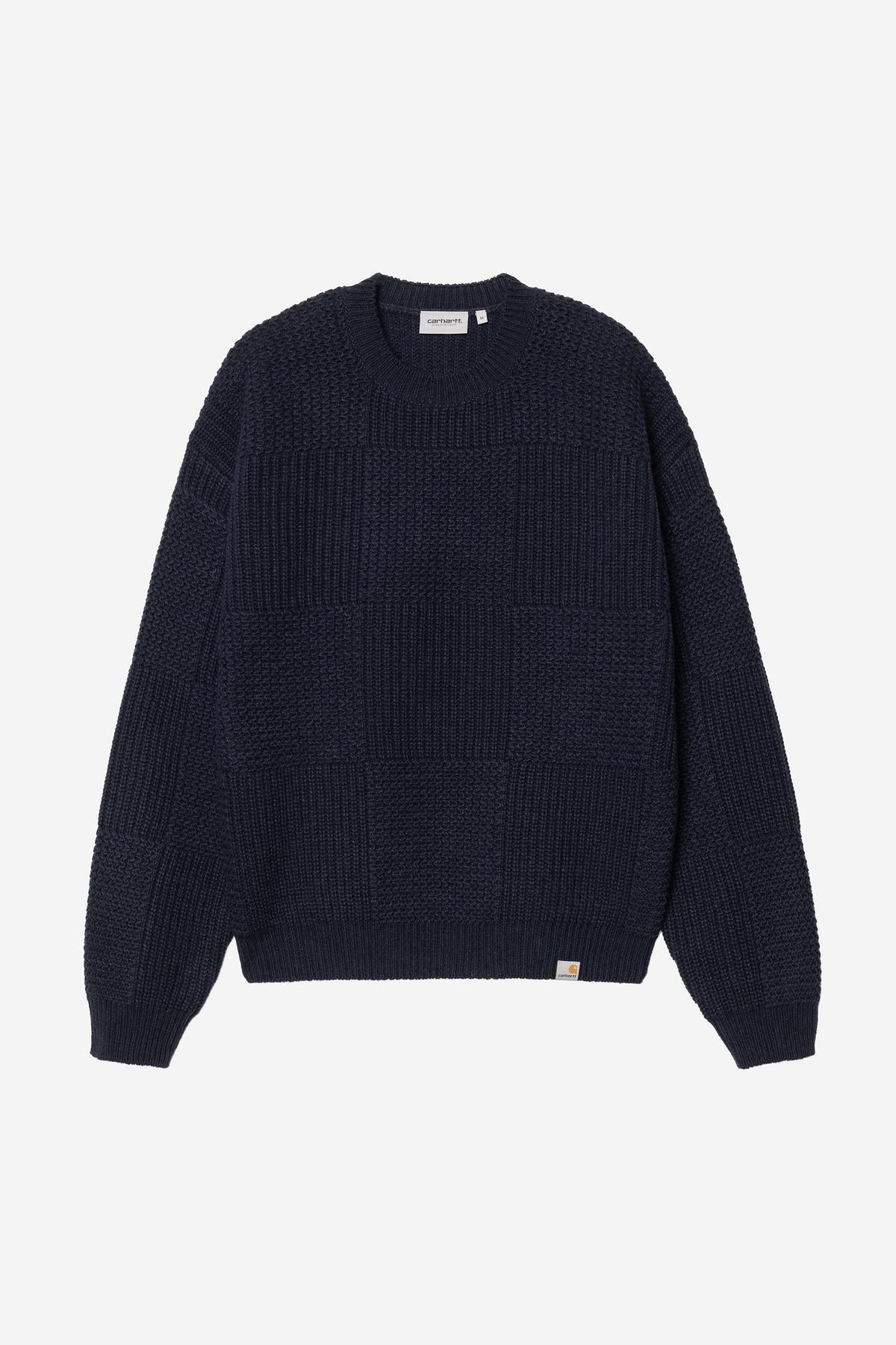 Carhartt WIP Bishop Sweater - Dark Navy