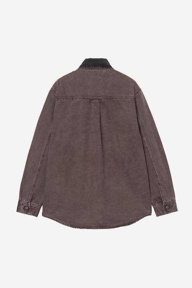 Carhartt WIP Mitch Shirt Jac - Palisander/Black