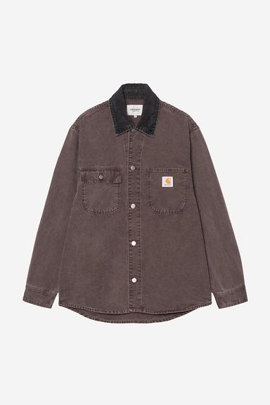 Carhartt WIP Mitch Shirt Jac - Palisander/Black