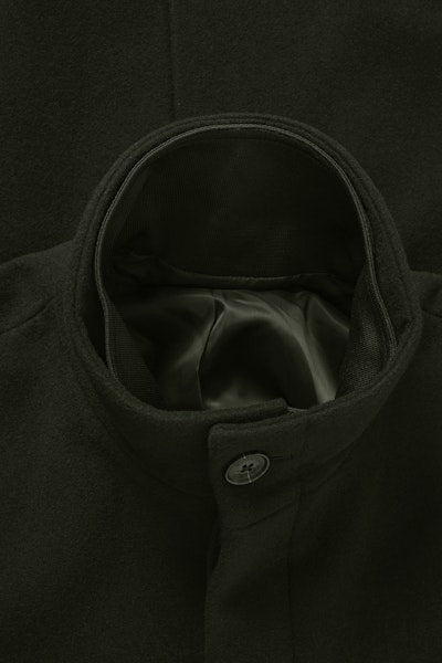 Matinique Harvey N Wool Coat - Forest Night