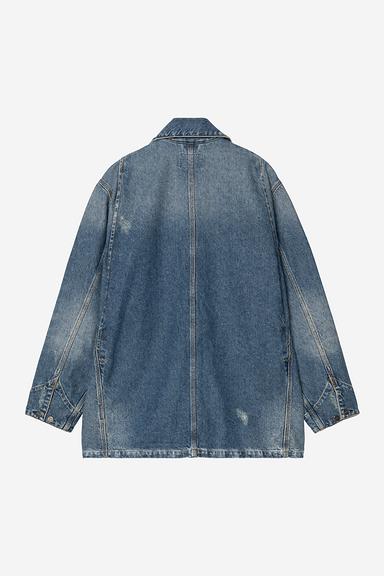 Carhartt WIP Aden Chore Coat - Blue Grind Wash – Badger Clothing