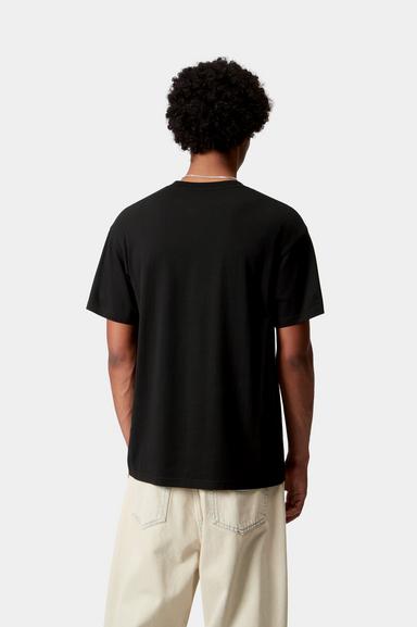 Carhartt WIP Pocket Heart Tee - Black/Red