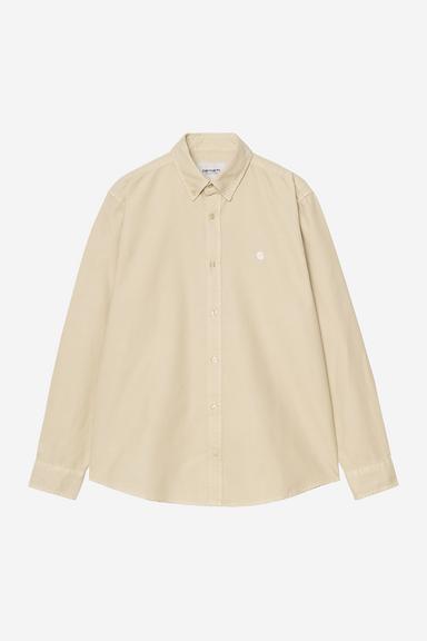 Carhartt WIP L/S Bolton Shirt - Barchan/Garment Dyed