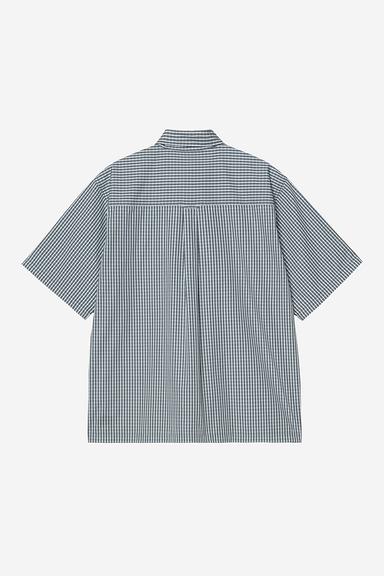 Carhartt WIP S/S Groff Shirt - Groff Check/Blue River