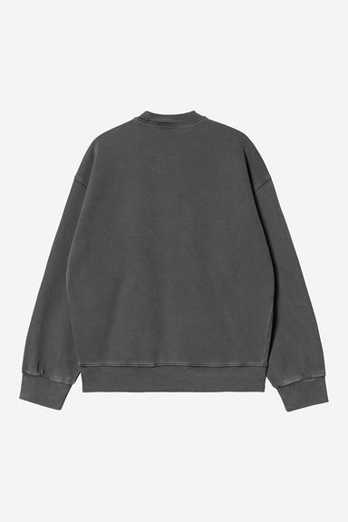 Carhartt WIP Nelson Sweatshirt - Black Garment Dyed