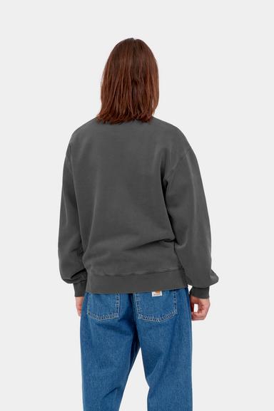 Carhartt WIP Nelson Sweatshirt - Black Garment Dyed