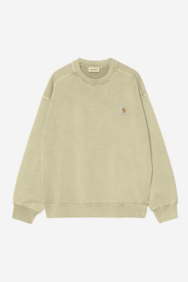 Carhartt WIP Nelson Sweatshirt - Gentle Green Garment Dyed