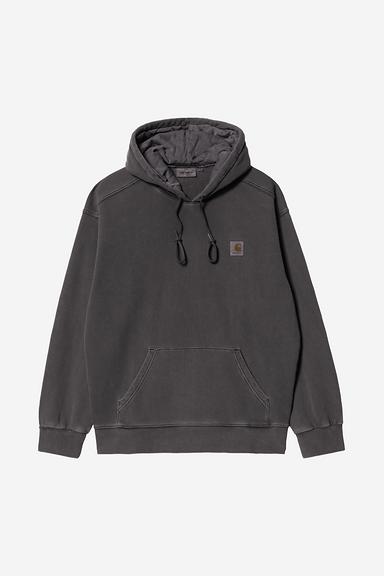 Carhartt WIP Hooded Nelson Sweat - Black Garment Dyed