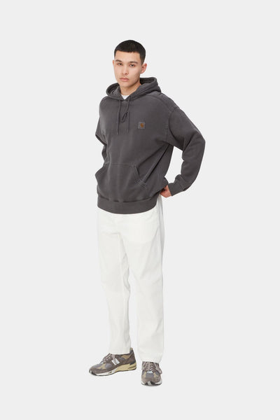 Carhartt WIP Hooded Nelson Sweat - Black Garment Dyed