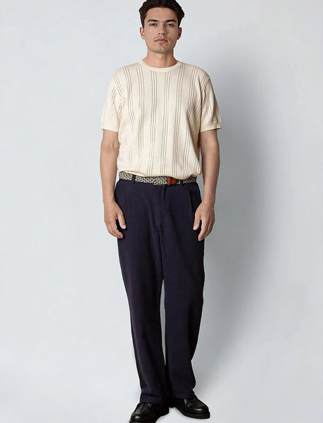 Clean Cut Copenhagen Robyn Knitted Tee - Ecru