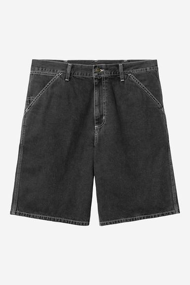 Carhartt WIP Simple Short - Black Heavy Stone Washed