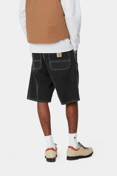 Carhartt WIP Simple Short - Black Heavy Stone Washed