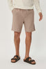 Matinique Mabarton Linen Shorts - Simply Taupe