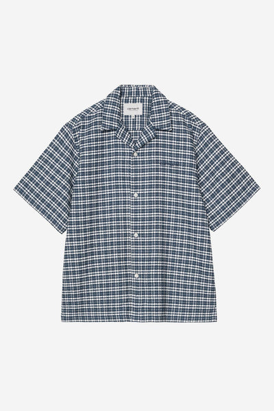 Carhartt WIP Kander S/S Shirt - Kander Check/Blue River