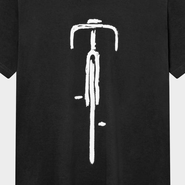 Dedicated Stockholm Bike Front Tee - Charcoal