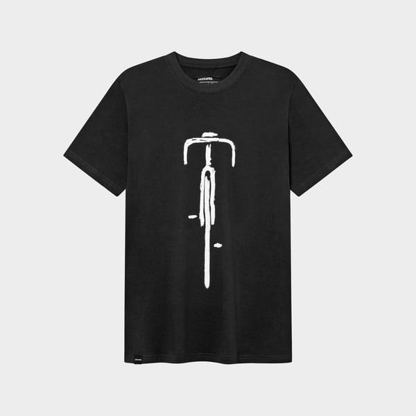 Dedicated Stockholm Bike Front Tee - Charcoal
