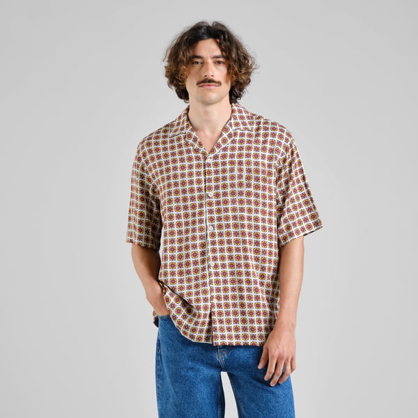 Dedicated Marstrand Medallion Shirt - Checks