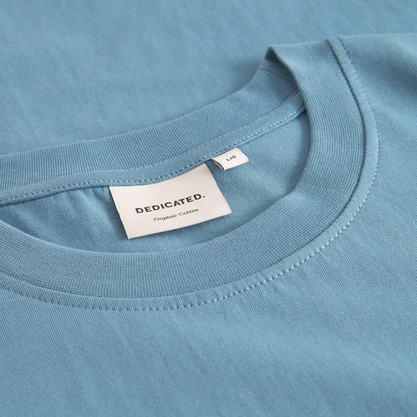 Dedicated Stockholm Bikeoholic Tee - Niagara Blue