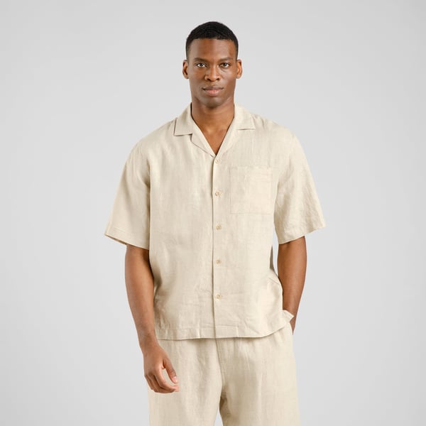 Dedicated Marstrand Linen Shirt - Ecru