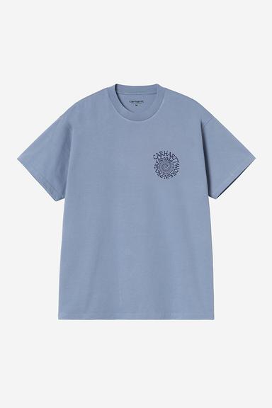 Carhartt WIP Spirals Tee - Gentle Blue