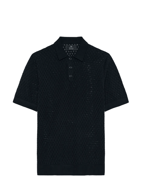 Matinique Mapolo Heritage Knitted Polo - Dark Navy