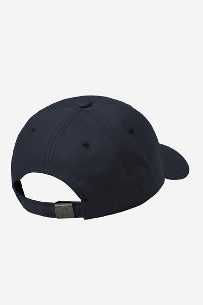 Carhartt WIP Canvas Script Cap - Deep Night/Gentle Green