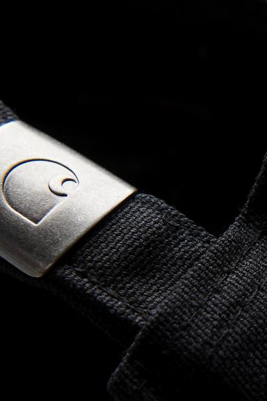 Carhartt WIP Canvas Script Cap - Black/White