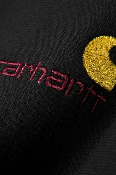Carhartrt WIP American Script Sweat - Black