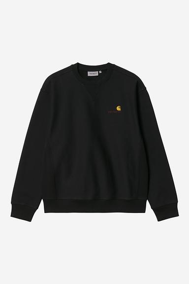 Carhartrt WIP American Script Sweat - Black