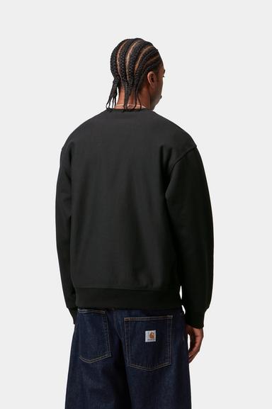 Carhartrt WIP American Script Sweat - Black