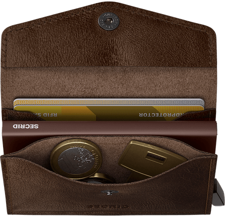 Secrid Envelope Wallet - Vintage - Chocolate