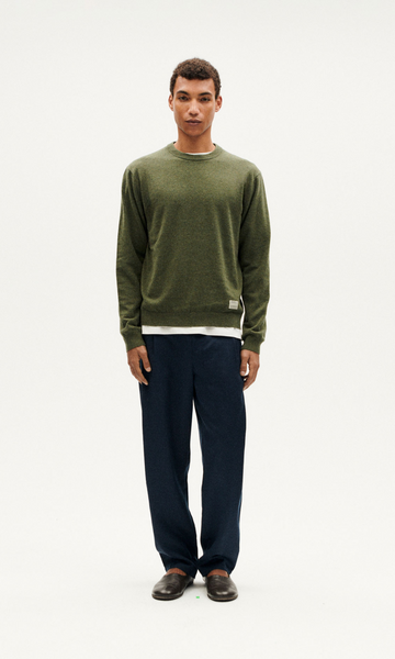 Thinking Mu Lucien Knit -  Dark Green