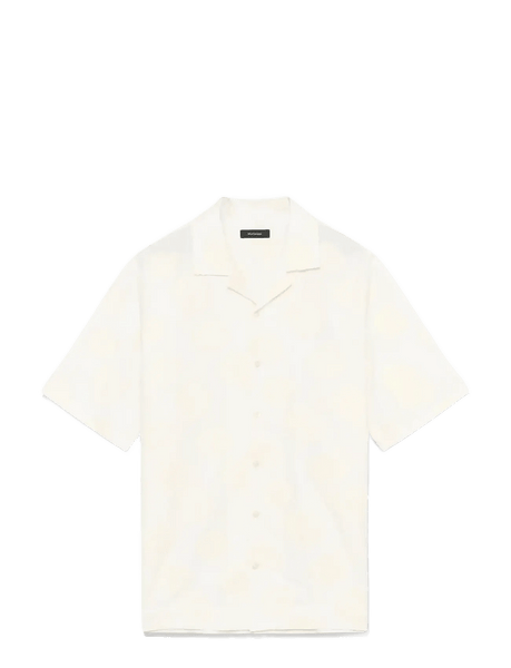 Matinique Maklampo S/S Shirt - Vanilla Ice/White