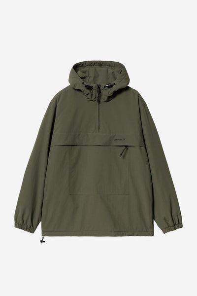 Carhartt WIP Windbreaker Pullover - Cypress/Black