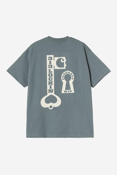 Carhartt WIP Locked Tee - Cozy Blue