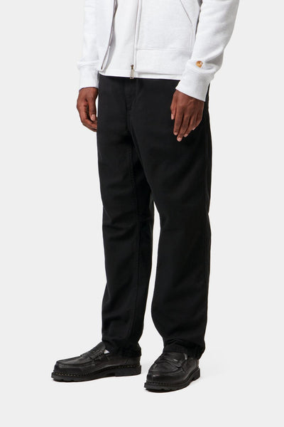 Carhartt WIP Flint Pant Moraga Twill - Black Garment Dyed